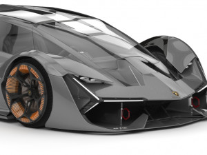 lamborghini terzo millennio 2018 3D Model