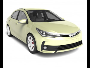 toyota corolla 2017 3D Модель
