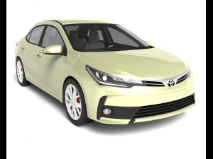 toyota corolla 2017 Modello 3D
