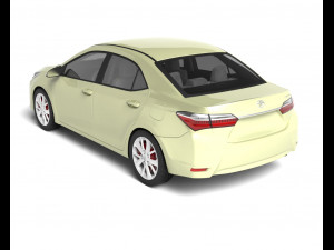 toyota corolla 2017 3D Model