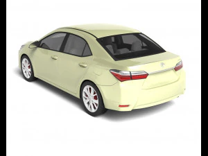 toyota corolla 2017 3D Model