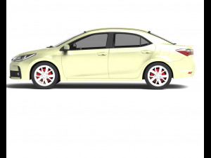 toyota corolla 2017 3D Model