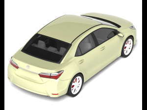 toyota corolla 2017 3D Model