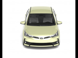 toyota corolla 2017 3D Model