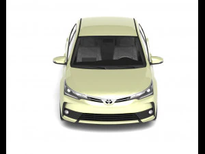 toyota corolla 2017 3D Model
