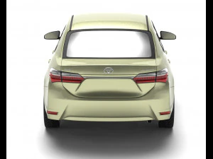 toyota corolla 2017 3D Model
