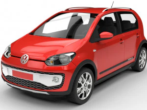 volkswagen cross up 2014 3D Model