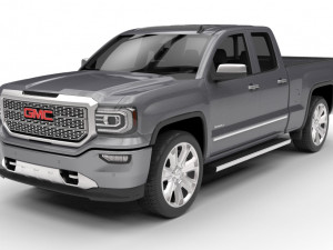 gmc sierra denali 2016 3D Модель