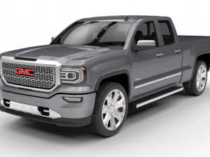 gmc sierra denali 2016 3D Model