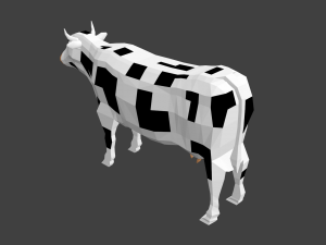 Simple Cow Modèle 3D