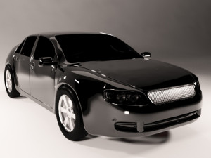 volkswagen sedan car 3D Model