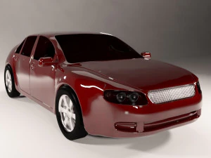 volkswagen sedan car 3D Model