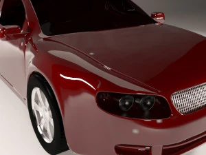volkswagen sedan car 3D Model
