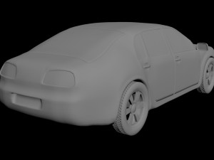 volkswagen sedan car Modèle 3D