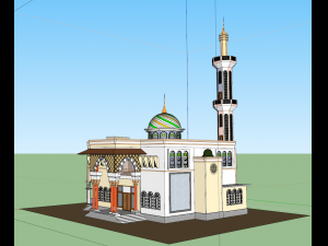 little mosque Modelo 3D