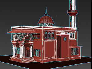 little mosque Modelo 3D