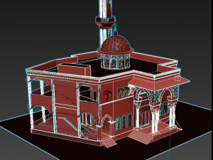 little mosque Modelo 3D