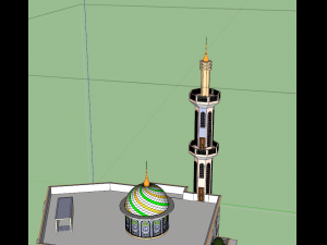 little mosque Modelo 3D