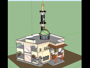little mosque Modelo 3D