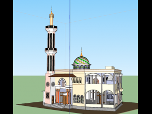 little mosque Modelo 3D