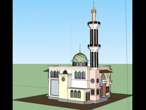 little mosque Modelo 3D
