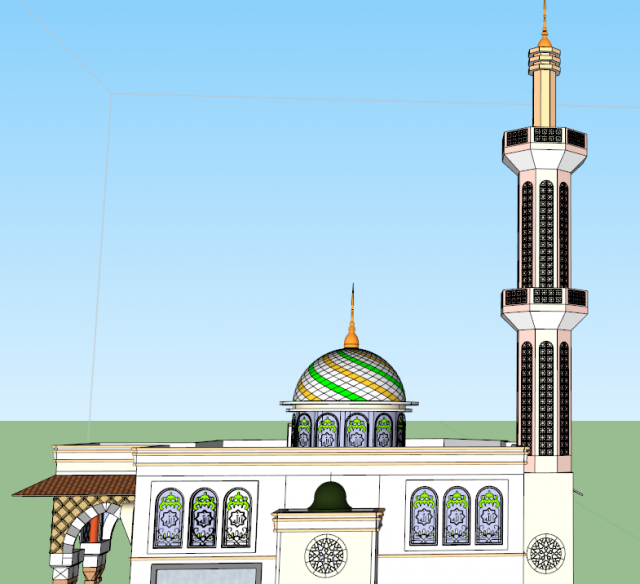 Download little mosque 3D Model
