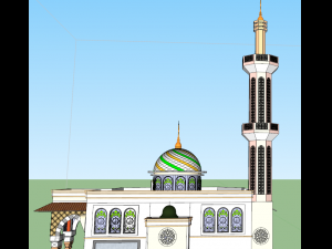little mosque Modelo 3D
