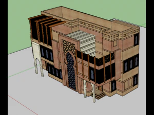 islamic cultural building 3D Model