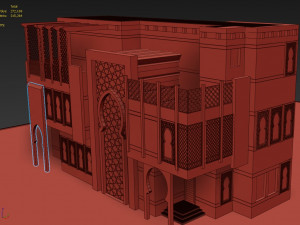 islamic cultural building 3D Model