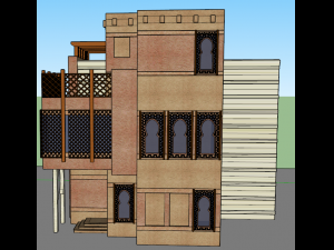 islamic cultural building 3D Model