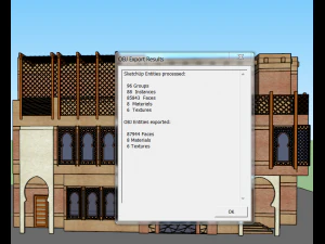islamic cultural building 3D Model
