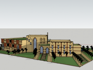 islamic cultural center 2 3D Model