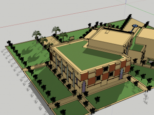 islamic cultural center 2 3D Model
