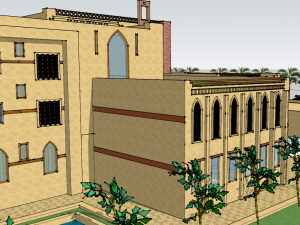 islamic cultural center 2 3D Model