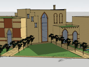 islamic cultural center 2 3D Model