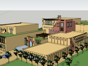 islamic cultural center 2 3D Model