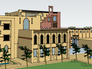islamic cultural center 2 3D Model