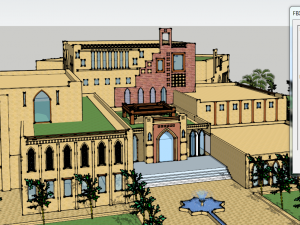 islamic cultural center 2 3D Model