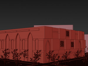 islamic cultural center 2 3D Model