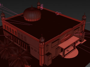 little mosque 2 Model 3D