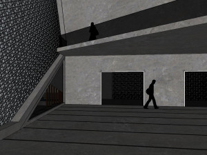 modern mosque Model 3D