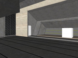 modern mosque Model 3D