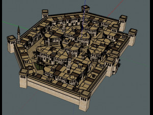 old arabic city 3D Model