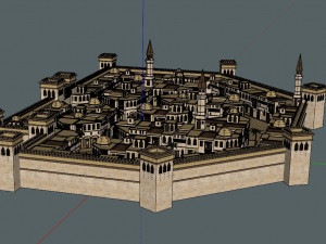 old arabic city 3D Model