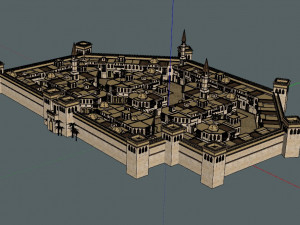 old arabic city 3D Model