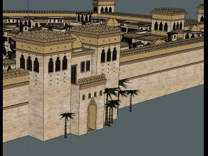 old arabic city 3D Model