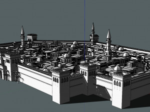 old arabic city 3D Model