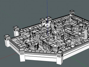 old arabic city 3D Model