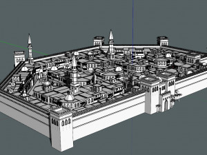 old arabic city 3D Model