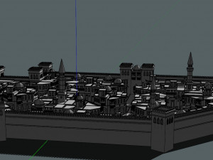 old arabic city 3D Model